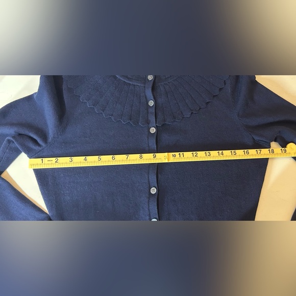 Boden of London Navy Abercorn Knit Dress Size 8P Cottagecore Old Money Timeless - Picture 10 of 13